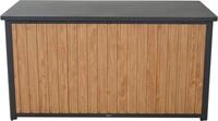 Siena Garden Kissenbox Gestell aus Aluminium, 159x79x83cm woodlook