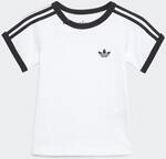 T-Shirt ADIDAS ORIGINALS "3 STRIPE TEE", Jungen, Gr. 68, wei&szlig;, schwarz,