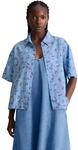 Kurzarmbluse MARC O'POLO DENIM "aus LENZING&trade; ECOVERO&trade;-Baumwolle-Mix",...