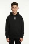 Kapuzensweatshirt CONVERSE "f&uuml;r Kinder", M&auml;dchen, Gr. 134/140, schwarz,...