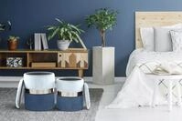 Kayoom Stauraumhocker "Hocker Zora 125 2er-Set, samtweicher Stoffbezug,runde...