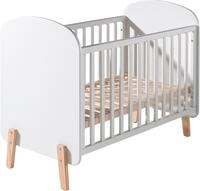 Vipack Babybett Babybett mit Liegefl&auml;che 60 x 120 cm wei&szlig; lackiert