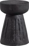 WOOOD Hocker "Borre aus Paulowniaholz mit sichtbare Maserung &Oslash; 28 x H 40 cm"