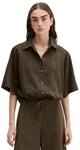 Kurzarmbluse MARC O'POLO "aus LENZING&trade; ECOVERO&trade;", Damen, Gr. 32, schwarz...