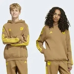 Kapuzensweatshirt ADIDAS SPORTSWEAR "J FN HD", M&auml;dchen, Gr. 176, braun desert,...