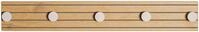 Garderobenpaneel HAKU "Garderobenleiste", braun, B:60cm H:9cm T:4cm, MDF,