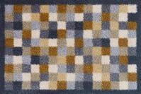Turtle Mat Fu&szlig;matte "und L&auml;ufer Neutral Squares" rechteckig 9 mm H&ouml;he