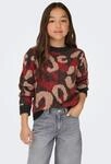 KIDS ONLY Rundhalspullover "KOGWILD L/S JQ O-NECK KNT"