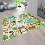 Paco Home Kinderteppich "Bino 563" rechteckig 4 mm H&ouml;he Kurzflor,