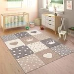 Paco Home Kinderteppich "Cosmo 339" rechteckig 16 mm H&ouml;he Kurzflor,...