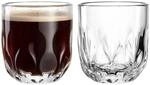 LEONARDO Latte-Macchiato-Glas "Kaffeegl&auml;ser (3) Gocce 220 ml 2er Set transparent"