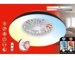 BRILONER LEUCHTEN LED Deckenleuchte "WINDORA Deckenventilator", matt, schwarz, 1, &Oslash;