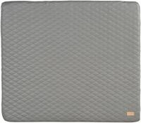 Wickelauflage ROBA "Luxe, stone gesteppt", grau (stone), PU-Beschichtung,