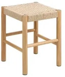 Stuhl ACTONA GROUP "Alvin, Hocker", beige (, natur, natur, off, wei&szlig;), B:35cm H:45cm
