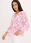 Tunika BONPRIX, Damen, Gr. 40, pink (wei&szlig;, pink floral), Obermaterial: 100% Viskose,