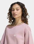 Sweatshirt ADIDAS ORIGINALS "ESS CRW LO", Damen, Gr. XL, rosa (magic mauve),