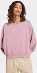 Sweatshirt ADIDAS ORIGINALS "ESS CRW LO", Damen, Gr. XL, rosa (magic mauve),