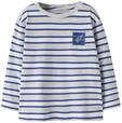 Langarmshirt NAME IT "NMMKRISTIAN LS NREG TOP PB", Jungen, Gr. 92, light grau melange