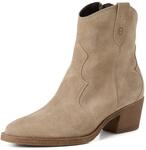 Tamaris Cowboy Stiefelette Blockabsatz, Festival, Western-Boots mit modischen N&auml;hten