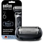 Braun Ersatzscherkopf "Series 6 64B" Kompatibel mit Braun Series 6 Rasierern der