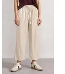 Culotte STREET ONE, Damen, Gr. 34, L&auml;nge 26, beige (cobble stone), Stoff, 100%