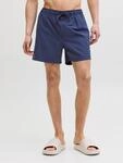 Jack & Jones Badeshorts "JPSTMAUI TROPIC SOLID SWIM SHORTS SN" Kunstfaser, normal