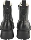 Stiefel BUFFALO "Buffalo ESCAPE LACE UP MID WARM", Damen, Gr. 41, schwarz,