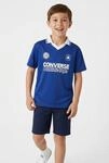 Poloshirt CONVERSE "CNVB BLEACHER SOCIETY NOVELTY", Jungen, Gr. 134/140, blau