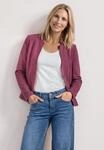 Kurzblazer STREET ONE, Damen, Gr. 42, schwarz clouded blush, Stoff, 76% Polyester,