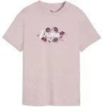 T-Shirt PUMA "ESS NATURE 20 GRAPHIC TEE G", M&auml;dchen, Gr. 176, rosa (misty...