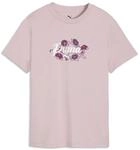 T-Shirt PUMA "ESS NATURE 20 GRAPHIC TEE G", M&auml;dchen, Gr. 176, rosa (misty pink),