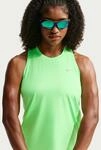 Lauftop NIKE "W NK SWIFT DF TANK STNDRD", Damen, Gr. XS, illusion gr&uuml;n, reflective