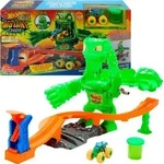 Autorennbahn HOT WHEELS "Hot Wheels Monster Trucks 1:64 Mutant Monster Duell", gr&uuml;n