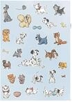 Komar Wandtattoo "Disney Cats and Dogs - Gr&ouml;&szlig;e 50 x 70 cm" selbstklebend,