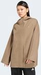 Outdoorjacke ADIDAS SPORTSWEAR "ESSENTIALS RAIN PARKA", Damen, Gr. XS, beige