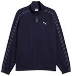 Trainingsjacke PUMA "CLASS RELAXED MATERIAL TRACK JACKET", Herren, Gr. S, puma navy,