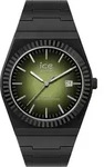 Quarzuhr ICE-WATCH "ICE power", schwarz (schwarz, schwarz, gr&uuml;n), Armbanduhren,
