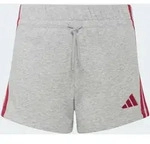 Shorts ADIDAS SPORTSWEAR "ESSENTIALS KIDS", M&auml;dchen, Gr. 152, N-Gr, light grau