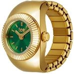 Quarzuhr ICE-WATCH "Chouchou", gold, gr&uuml;n, Armbanduhren, Damen, Quarzuhr,
