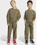 Trainingsanzug ADIDAS ORIGINALS "SET AUS UND", M&auml;dchen, Gr. 122, braun (olive