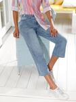 7/8-Jeans CASUAL LOOKS, Damen, Gr. 52, Normalgr&ouml;&szlig;en, blau (blau, bleached),...