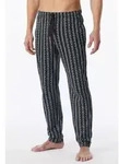 Pyjamahose SCHIESSER "Mix + Relax", Damen, Gr. 48, N-Gr, schwarz-wei&szlig; (845,...