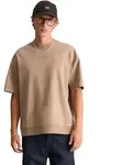 T-Shirt MARC O'POLO DENIM "aus schwerem Interlock Jersey", Herren, Gr. S, beige (cold
