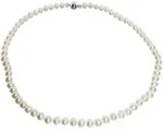 Perlenkette OSTSEE-SCHMUCK "- Ingrid 6 - Silber 925/000 - Zuchtperle" Gr. 42,...