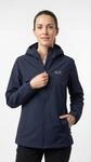 Regenjacke JACK WOLFSKIN "OUTROVERT 2L JKT W", Damen, Gr. S (36), midnight sky, Web,
