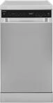 exquisit Standgeschirrsp&uuml;ler 9310 "GSP9311-450C silber" 8,3 l 10 tlg....