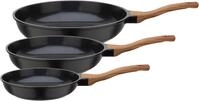 GSW Pfannen-Set "Natural Fit" Aluminiumguss Set, 1x Pfanne 20cm, 24cm, 28cm, 3 Stk.