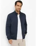 Sweatjacke BRAX "Style SCOTT", Herren, Gr. M (50), nachtblau, 70% Baumwolle, 30%