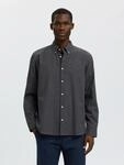 SELECTED Langarmhemd "SLMREGCOLE JAY MELANGE LS SHIRT NOOS" Baumwolle, regular...