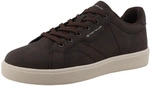 Sneaker TOM TAILOR "Tom Tailor Sneakers", Herren, Gr. 42, braun (mokka), Polyurethan,